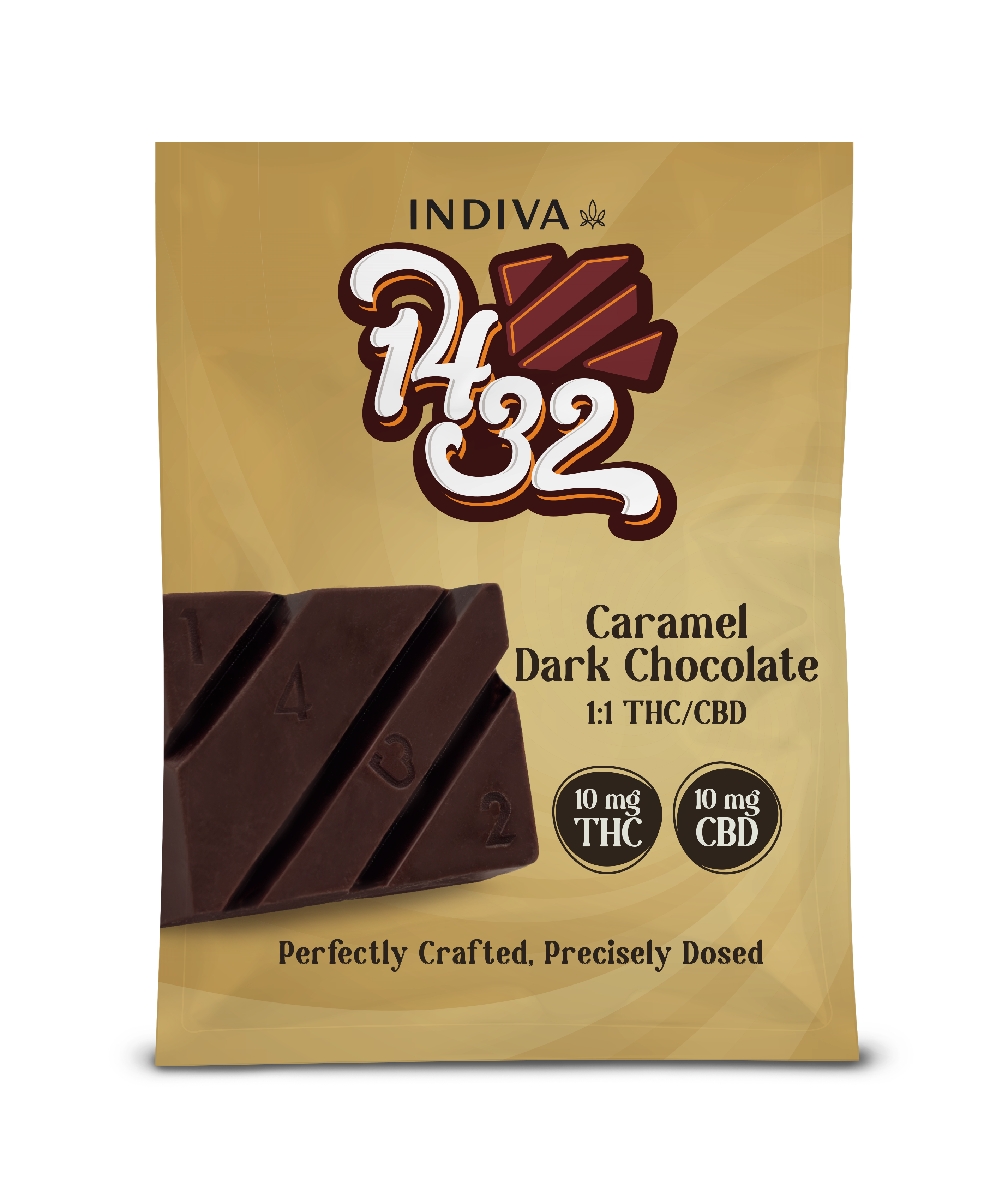1:1 THC/CBD Caramel Dark Chocolate