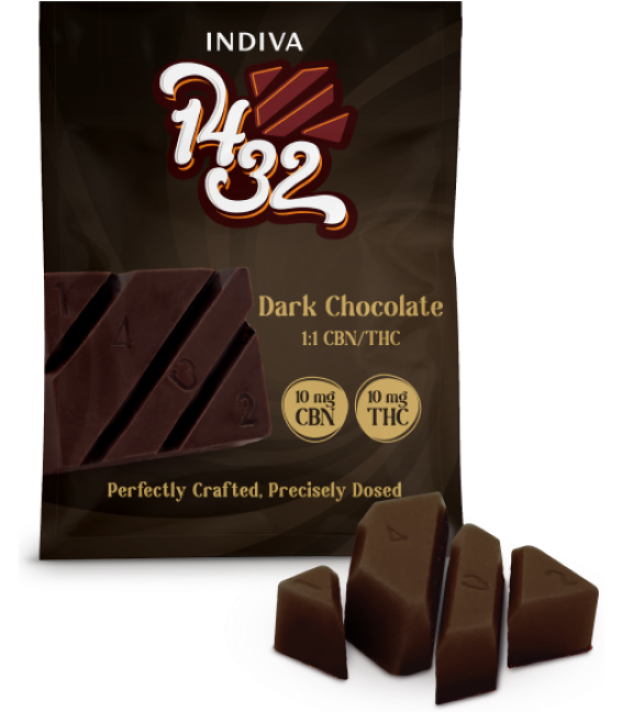 1:1 CBN/THC Dark Chocolate
