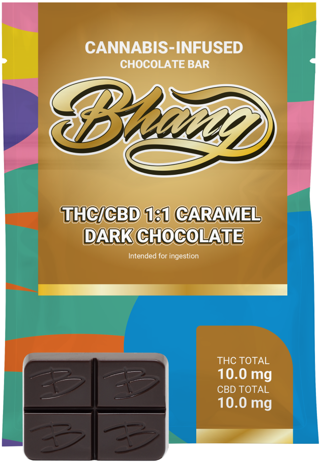 Caramel Dark Chocolate THC/CBD 1:1