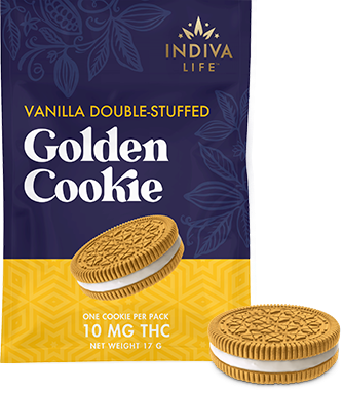 Golden Vanilla Double Stuffed Cookie