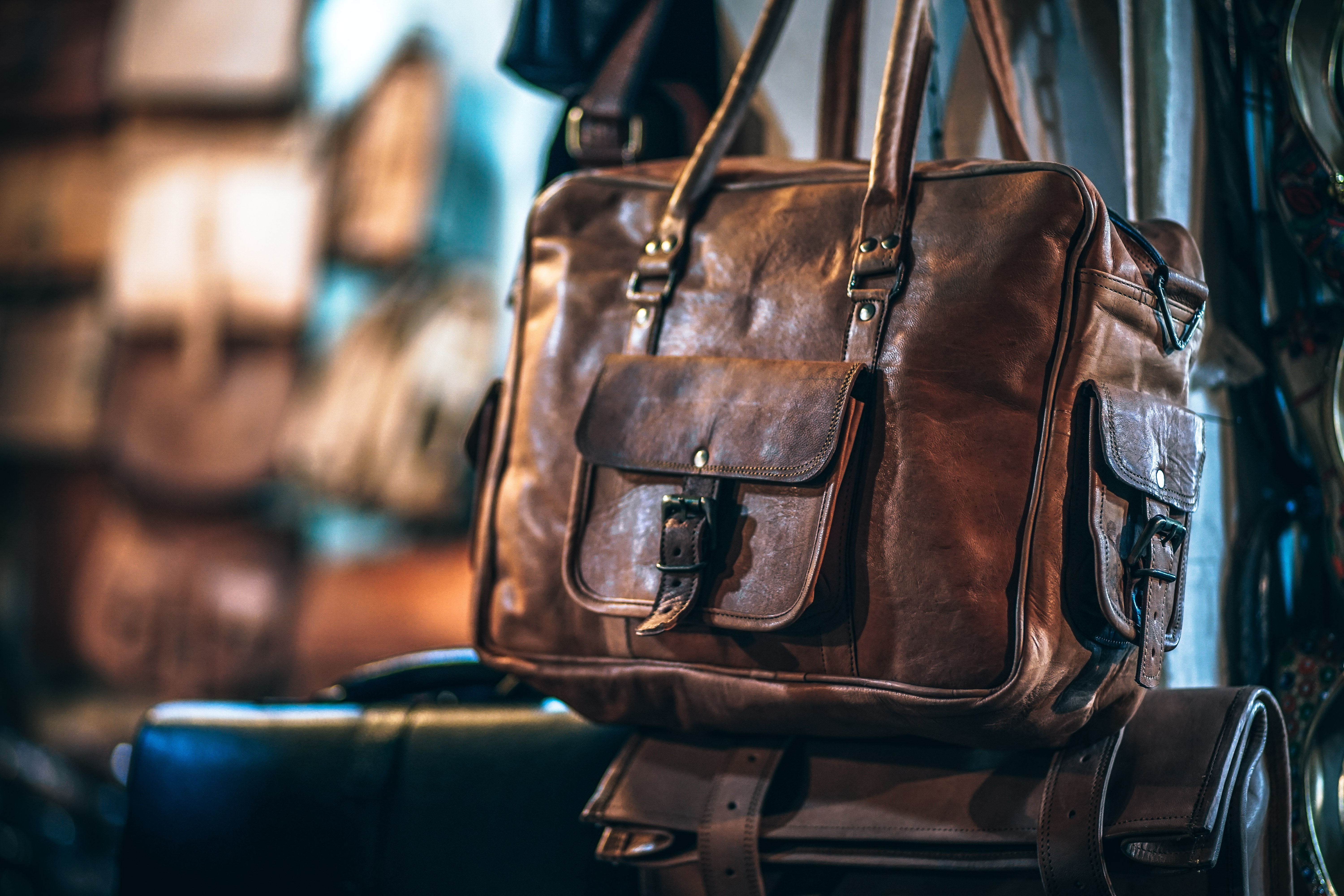 A hanging bag demonstrating how to pack when travelling with medical cannabis