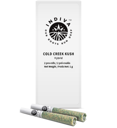 Indiva Cold Creek Kush Pre-Roll Package