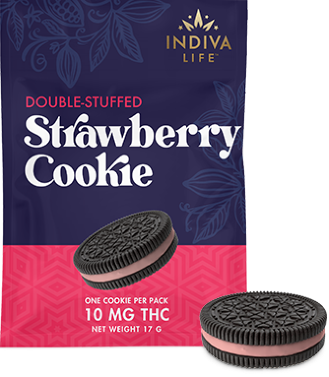 Strawberry Double Stuffed Chocolate Cookie