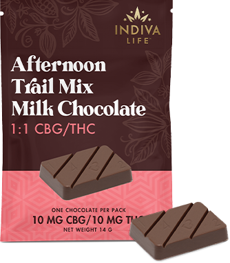 Afternoon Trail Mix Milk Chocolate 1:1 CBG/THC